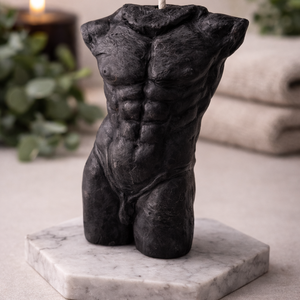 Férfi test gyertya � kézzel készült szoborgyertya - Meska.hu