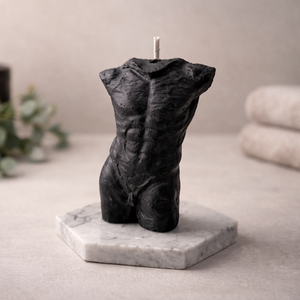 Testszobor gyertya � női vagy férfi test � kézzel készült szójaviasz gyertya � minimalista dekoráció - otthon & életmód - gyertya, illat, aroma - gyertya - Meska.hu