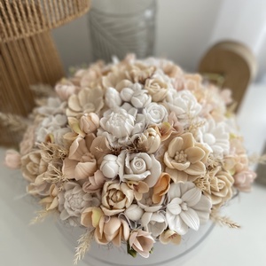 Nagy méretű szappanvirág box - otthon & életmód - dekoráció - virágdísz és tartó - virágbox, virágdoboz - Meska.hu