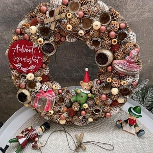 Karácsonyi ajtódísz, Karácsony, Adventi díszek, Adventi ajtódísz, , MESKA