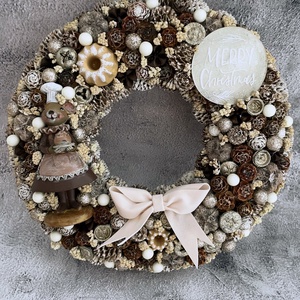 Karácsonyi ajtódísz, Karácsony, Adventi díszek, Adventi ajtódísz, , MESKA