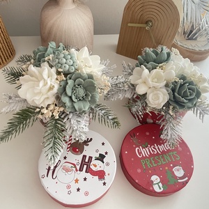 Karácsonyi ajándék mézeskalács illatú szappanvirág box - Meska.hu