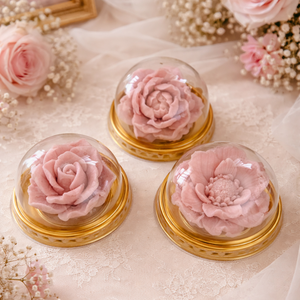 Szappanvirág műanyag búrában esküvői köszönőajándék, Esküvő, Emlék & Ajándék, Köszönőajándék, , MESKA