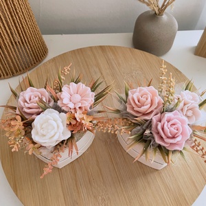 Mini szív boxok szapanvirággal, Otthon & Életmód, Virágdekoráció, Virágok, Virágbox, , MESKA