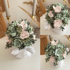 Szappanvirág henger boxban - Meska.hu