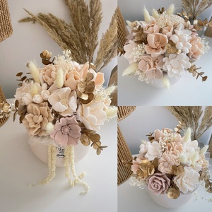 Szappanvirág Vzs magasfényű kerámia kaspóban, Otthon & Életmód, Dekoráció, Asztal és polc dekoráció, Asztaldísz, , MESKA