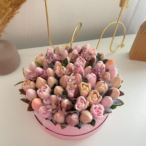 Tulipános szappanvirág box - Meska.hu