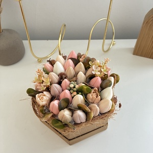 Tulipán box szappanvirágból - Meska.hu