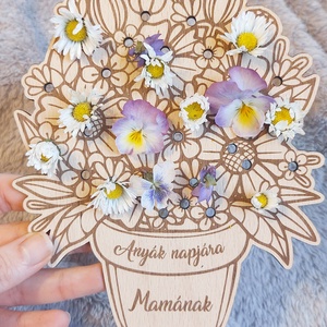 Virág gyűjtő fa ajándék anyák napjára, születésnapra, mamának, keresztanyának, virág tartó - Meska.hu
