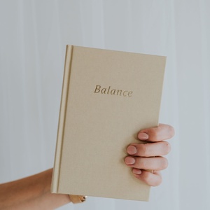 Balance self - love napló, Otthon & Lakás, Papír írószer, Jegyzetfüzet & Napló, Fotó, grafika, rajz, illusztráció, MESKA