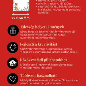 Mesés Advent Mini - adventi kalendárium, élménykalendárium, programötletek, családi hagyományok - karácsony - adventi díszek - adventi naptár - Meska.hu