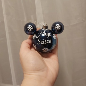 Mickey egér karácsonyfa dísz  - karácsony - karácsonyi lakásdekoráció - karácsonyfadíszek - Meska.hu