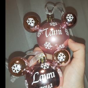 Mickey egér karácsonyfa dísz  - karácsony - karácsonyi lakásdekoráció - karácsonyfadíszek - Meska.hu