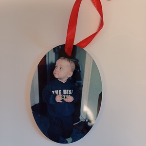 Egyedi fényképes karácsonyfadísz  - karácsony - karácsonyi lakásdekoráció - karácsonyfadíszek - Meska.hu