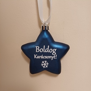 Egyedi feliratos karácsonyfadísz - karácsony - karácsonyi lakásdekoráció - karácsonyfadíszek - Meska.hu