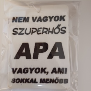 Egyedi téglalap alakú fényképes autós légfrissítő  - otthon & életmód - autó - autós illatosító - Meska.hu