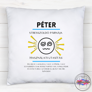 Stresszoldó párna, Otthon & Életmód, Lakástextil, Párna & Párnahuzat, Fotó, grafika, rajz, illusztráció, MESKA