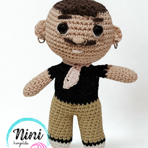 Dzsúdló figura, Játék & Sport, Plüssállat & Játékfigura, Ember, Horgolás, MESKA