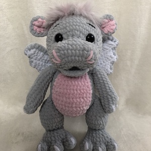 Sárkány amigurumi minta Pdf - diy (csináld magad) - szabásminta, útmutató - horgolási minta - Meska.hu