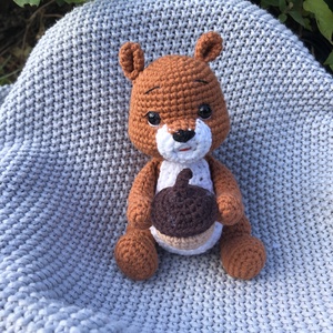 Mókus Amigurumi minta Pdf - diy (csináld magad) - szabásminta, útmutató - horgolási minta - Meska.hu