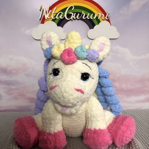 Unikornis horgolás minta Pdf - diy (csináld magad) - szabásminta, útmutató - horgolási minta - Meska.hu