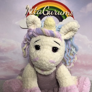 Unikornis horgolás minta Pdf - diy (csináld magad) - szabásminta, útmutató - horgolási minta - Meska.hu