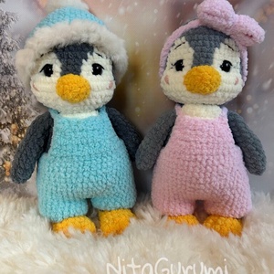 Pingvin amigurumi minta Pdf - diy (csináld magad) - szabásminta, útmutató - horgolási minta - Meska.hu