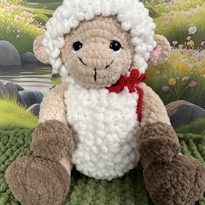 Plüss bárány - játék & sport - plüssállat & játékfigura - plüss bárány - Meska.hu