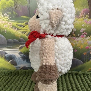 Plüss bárány - játék & sport - plüssállat & játékfigura - plüss bárány - Meska.hu