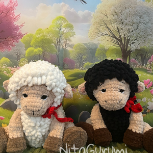 Bárány amigurumi minta Pdf - diy (csináld magad) - szabásminta, útmutató - horgolási minta - Meska.hu