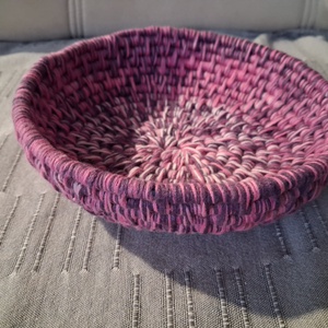 Rózsaszín bármitartó kosár - otthon & életmód - tárolás & rendszerezés - tárolókosár - Meska.hu