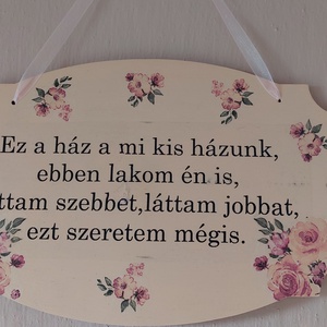 Vendég köszöntő tábla - otthon & életmód - dekoráció - fali és függő dekoráció - függődísz - Meska.hu