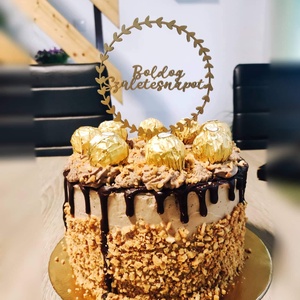 Torta topper  - otthon & életmód - konyhafelszerelés, tálalás - sütés, főzés - sütidísz - Meska.hu