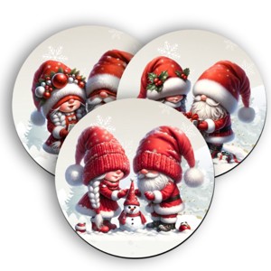 3 db karácsonyi manók alátét szett (#14), , , MESKA