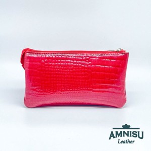 Piros lakk krokkómintás egyenes kristály köves női pénztárca G5008 - táska & tok - pénztárca & más tok - pénztárca - női pénztárca - Meska.hu