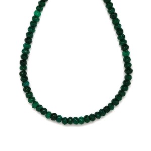 Achát fazettált szinezett sötétzöld korong 4x3mm, Kellékek & szerszámok, Ásvány alapanyag, Ásványfüzér, , MESKA