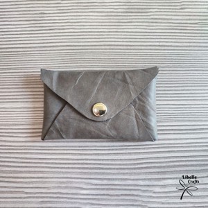 Gyűrt szürke egyfakkos kártyatartó, Táska & Tok, Pénztárca & Más tok, Kártyatartó & Irattartó, , MESKA