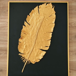 Fekete Arany abstrakt 3D festmény - művészet - festmény - festmény vegyes technika - Meska.hu