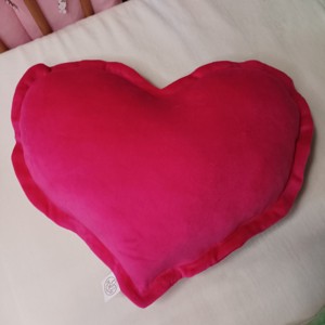 Szív párna - pink, Otthon & Életmód, Babaszoba, gyerekszoba, Gyerek díszpárna, Varrás, MESKA