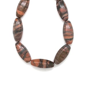 Jáspis leopárd hordó 12x31mm, Kellékek & szerszámok, Ásvány alapanyag, Ásványfüzér, , MESKA