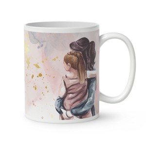 Kérd a neveddel - Anya és Lánya mintás bögre - otthon & életmód - konyhafelszerelés, tálalás - tálalás - bögre & csésze - Meska.hu