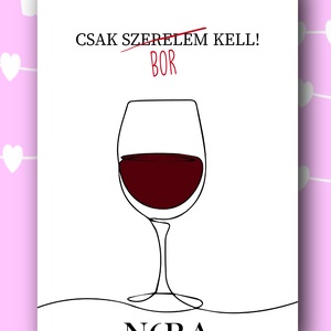 BOR-Valentinnapi képeslap nem csak szerelmeseknek - Meska.hu