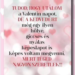 GICCSES-Valentinnapi képeslap nem csak szerelmeseknek, Otthon & Lakás, Papír írószer, Képeslap & Levélpapír, , MESKA