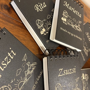 Névre szóló jegyzetfüzet - otthon & életmód - papír, írószer - jegyzetfüzet & napló - Meska.hu