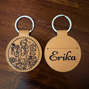 Gravírozott kulcstartó Dadus néninek - táska & tok - kulcstartó & táskadísz - kulcstartó - Meska.hu