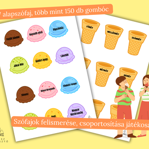 Szófaj-fagyik (gyakorlójáték), Játék & Sport, Készségfejlesztő és Logikai játék, Oktató játékok, Mindenmás, MESKA