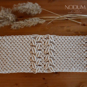 Makramé asztalközép terítő - otthon & életmód - dekoráció - asztal és polc dekoráció - asztal és polc dekoráció - Meska.hu