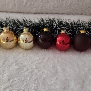 Karácsonyi üveg gömb - karácsony - karácsonyi lakásdekoráció - karácsonyfadíszek - Meska.hu