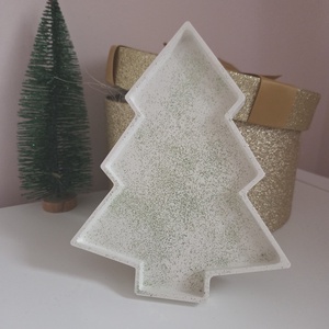 Karácsonyi kerámia tál - otthon & életmód - dekoráció - asztal és polc dekoráció - asztaldísz - Meska.hu