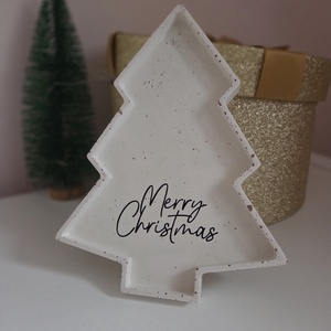 Karácsonyi kerámia tál - otthon & életmód - dekoráció - asztal és polc dekoráció - asztaldísz - Meska.hu